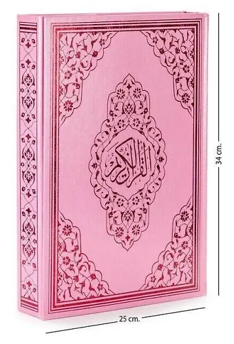 Kuranı Kerim Cami Boy Mühürlü 125 Pembe