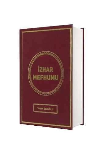 İzhar Mefhumu Şaban Sadoğlu