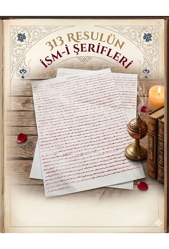 313 Resulün İsmi Şerifleri - El Yazması