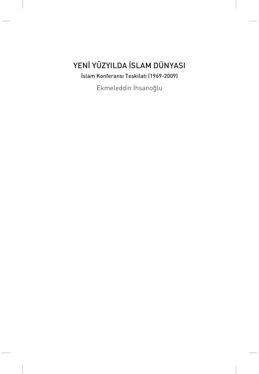 Yeni Yüzyılda İslam Dünyası – Sayfa 1