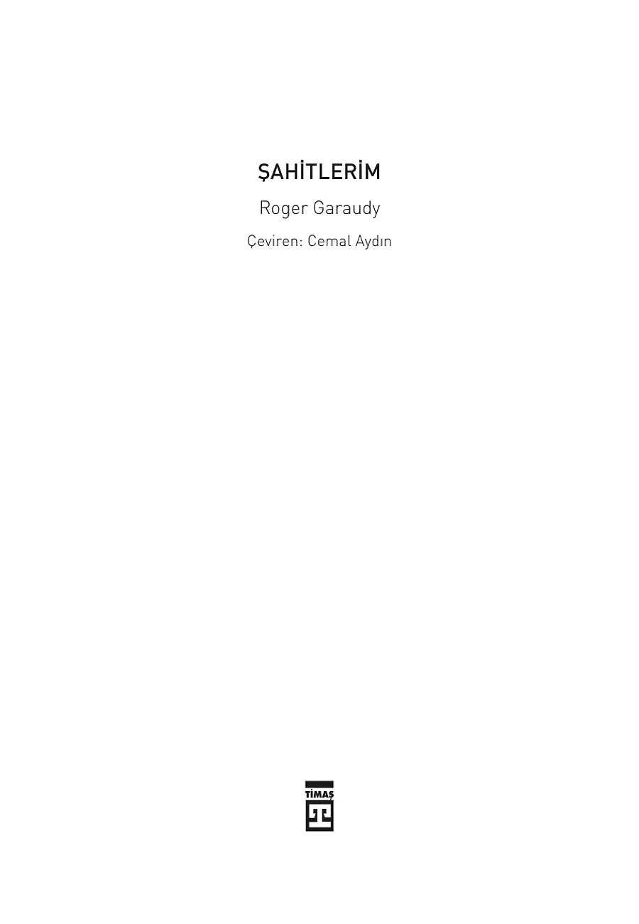 Şahitlerim – Sayfa 1