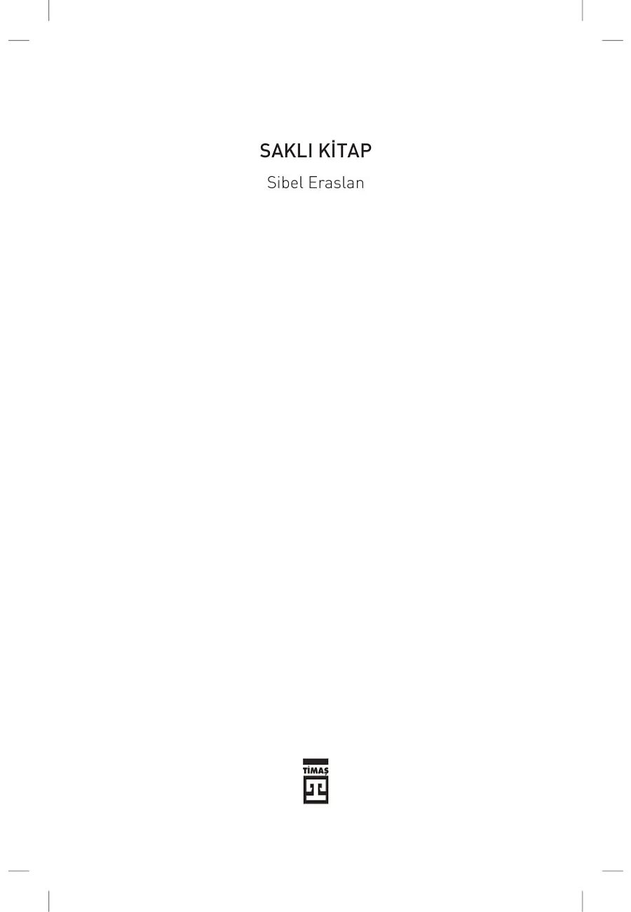 Saklı Kitap – Sayfa 1