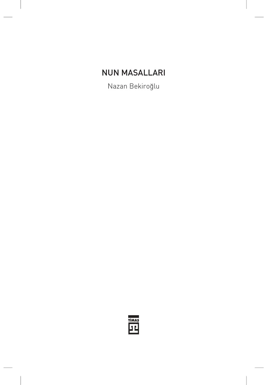 Nun Masalları (Bez Ciltli) – Sayfa 1