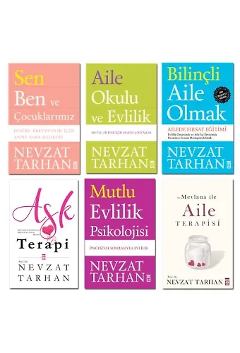 Nevzat Tarhan İle Evlilik Okulu Seti (6 Kitap)
