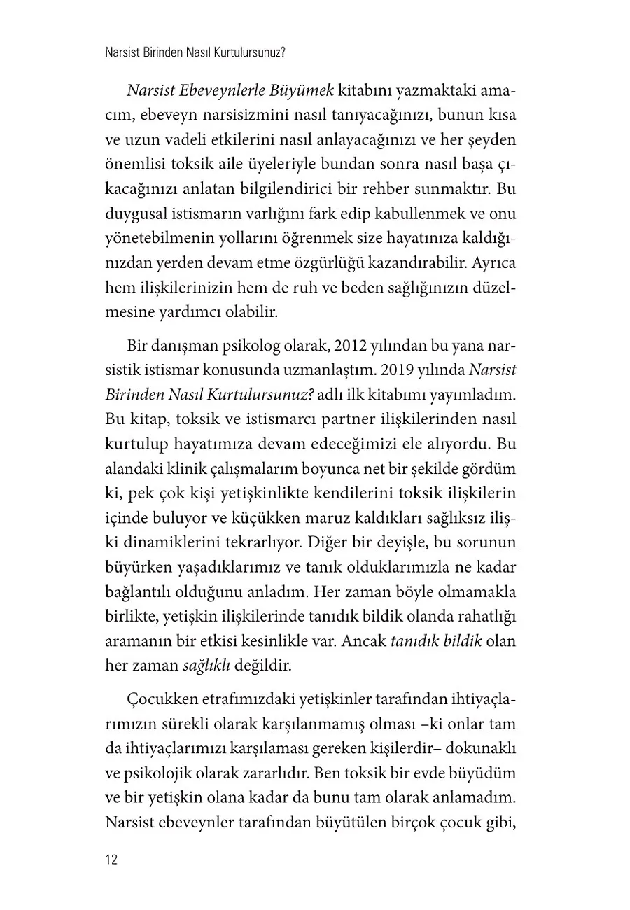 Narsist Ebeveynlerle Büyümek – Sayfa 1