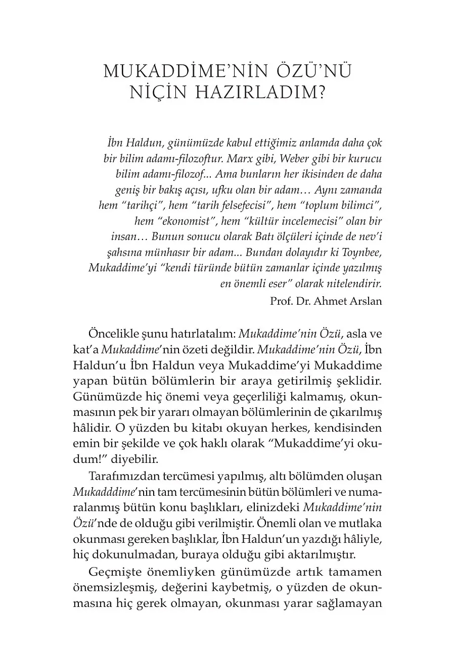 Mukaddimenin Özü – Sayfa 1