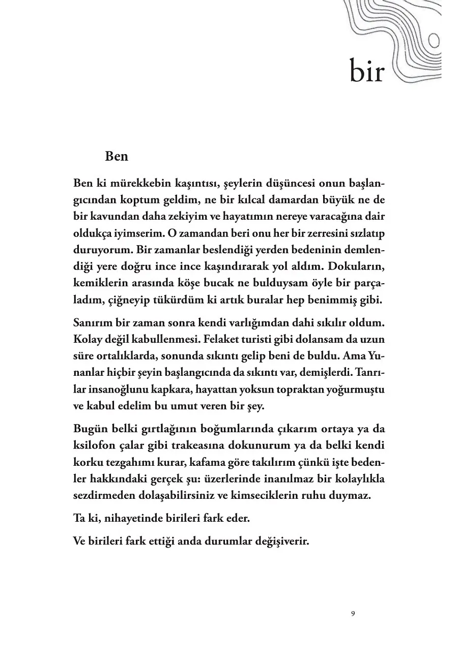 Muhteşem Bedenlerimizin Coğrafyası – Sayfa 1