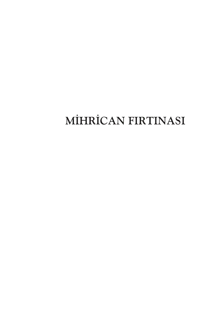 Mihrican Fırtınası – Sayfa 1