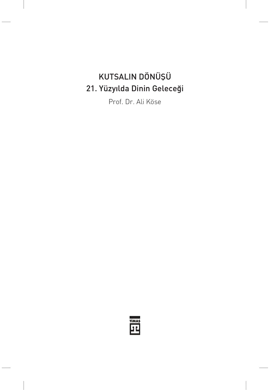 Kutsalın Dönüşü – Sayfa 1
