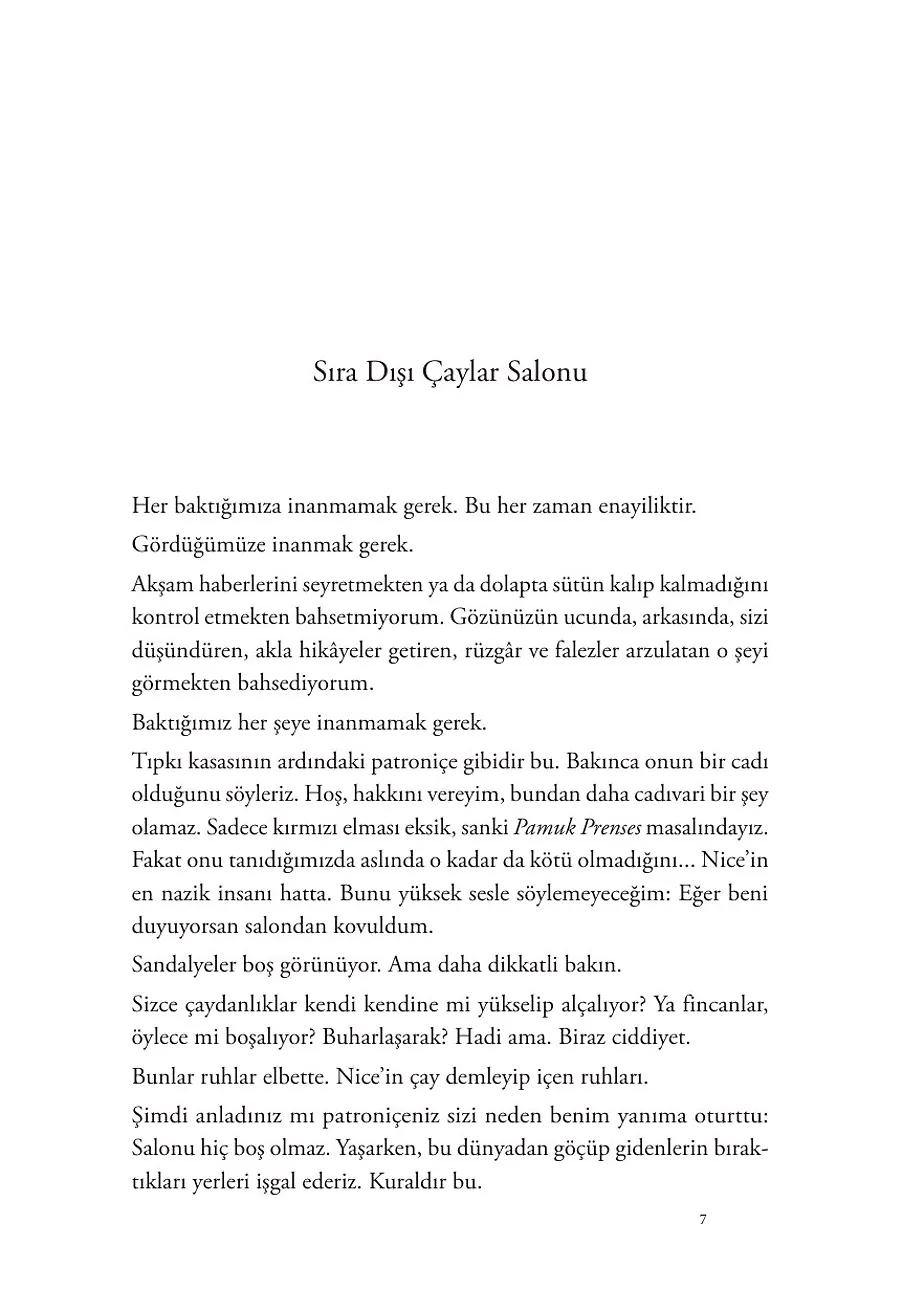 Kayıp Ruhlar İçin Çay Saati – Sayfa 1