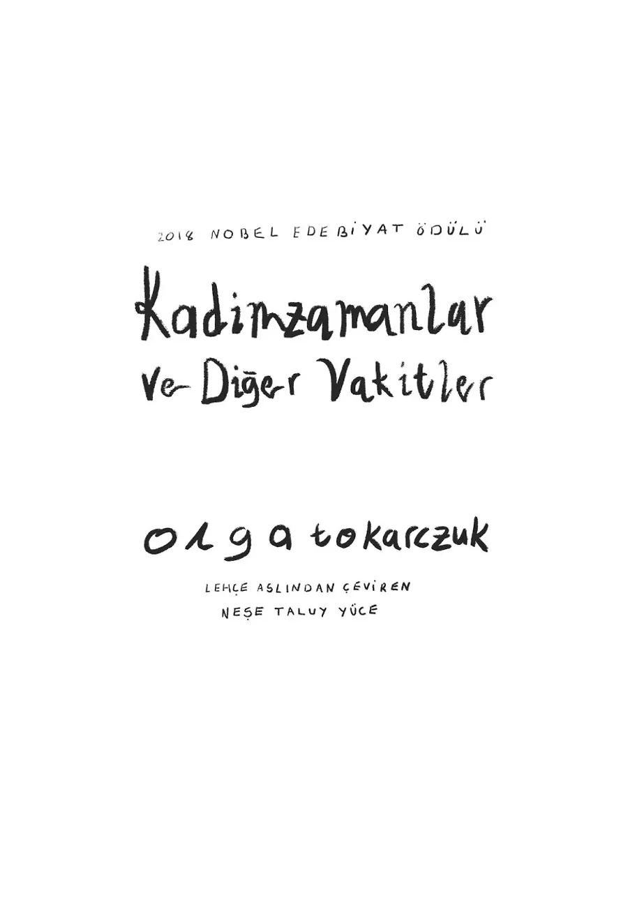 Kadimzamanlar Ve Diğer Vakitler – Sayfa 1