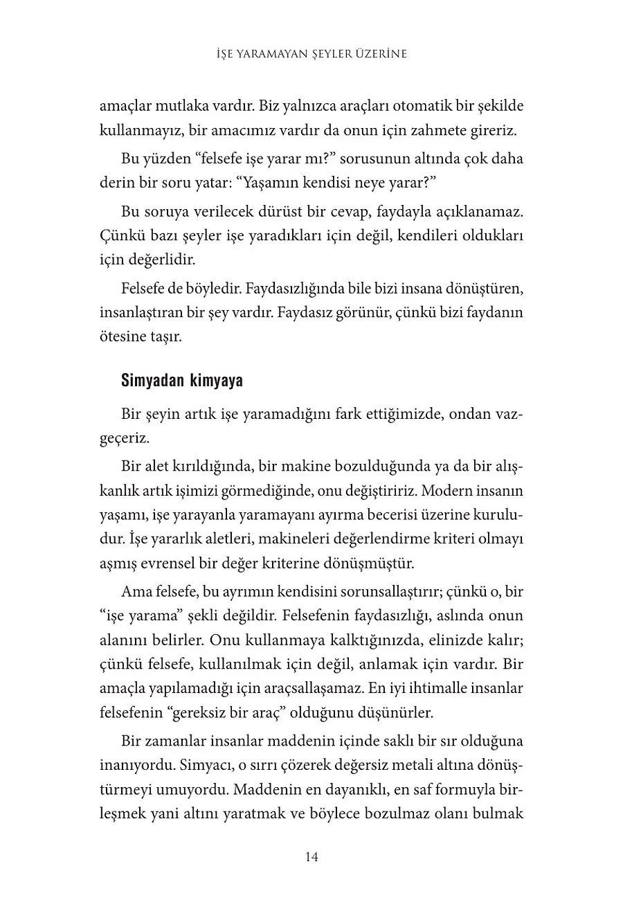 İşe Yaramayan Şeyler Üzerine – Sayfa 3