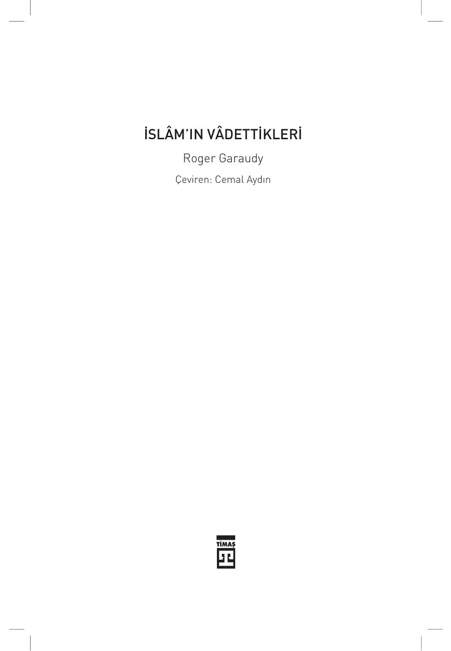 İslam'ın Vadettikleri – Sayfa 1