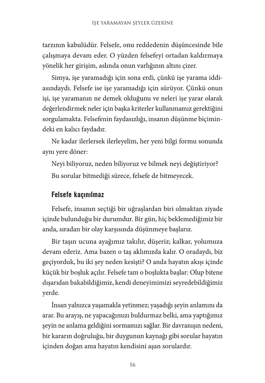 İşe Yaramayan Şeyler Üzerine – Sayfa 5