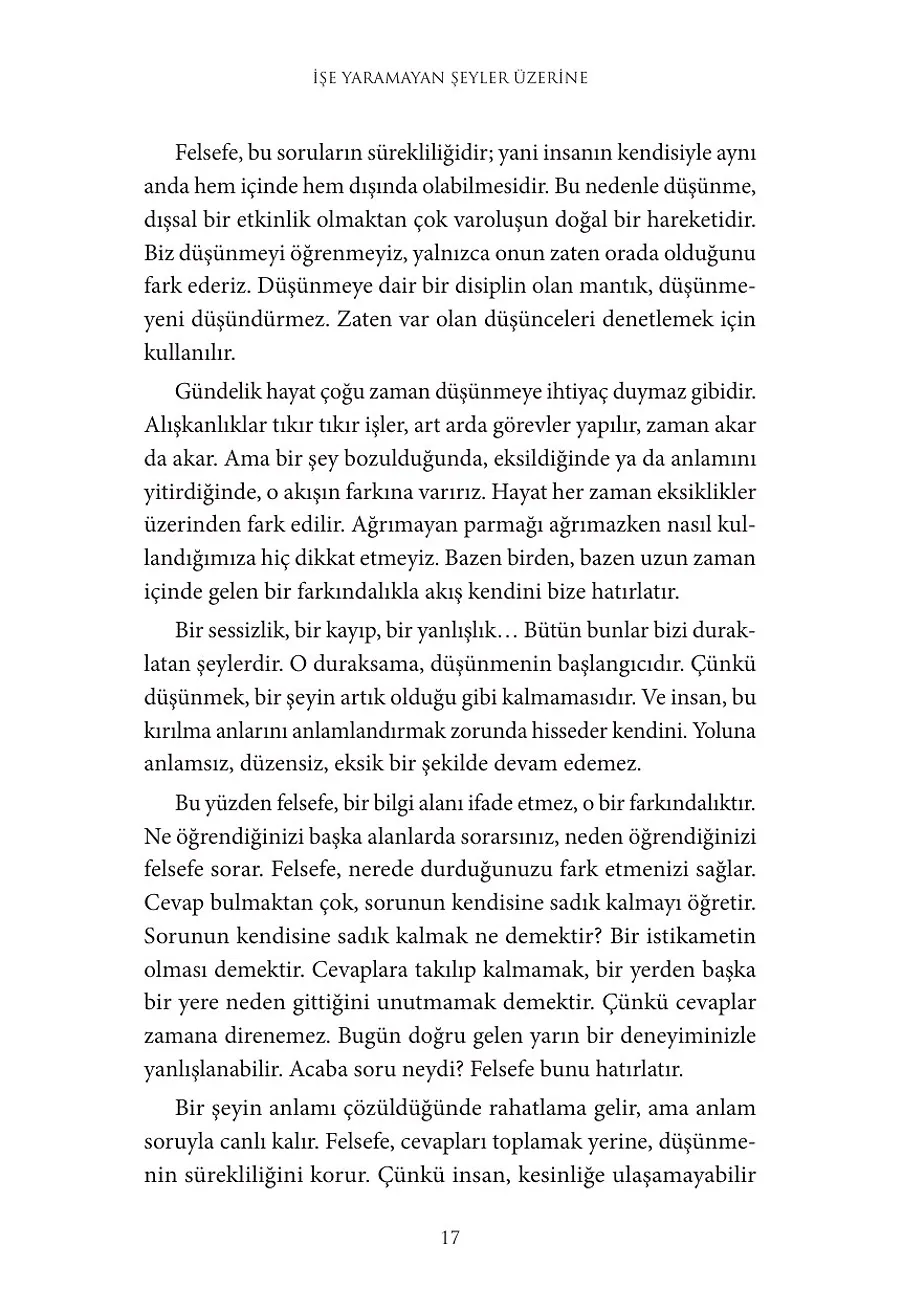 İşe Yaramayan Şeyler Üzerine – Sayfa 6