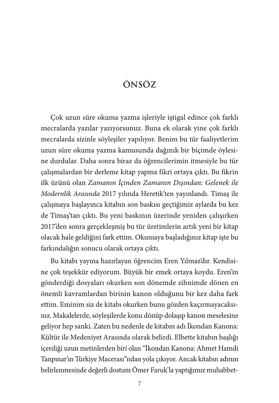 İkondan Kanona: Kültür İle Medeniyet Arasında – Sayfa 1