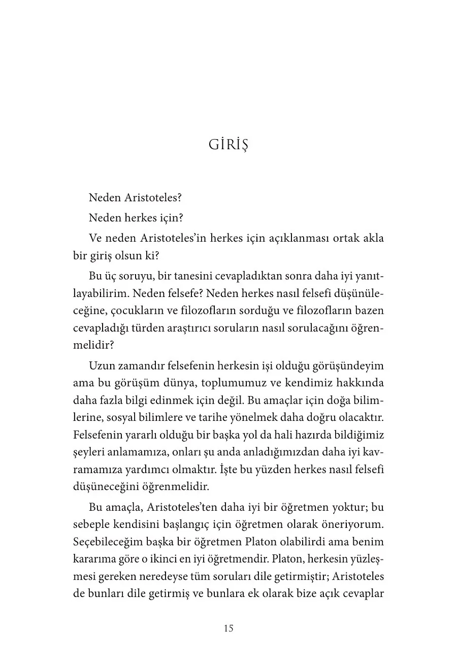 Herkes İçin Aristoteles – Sayfa 3