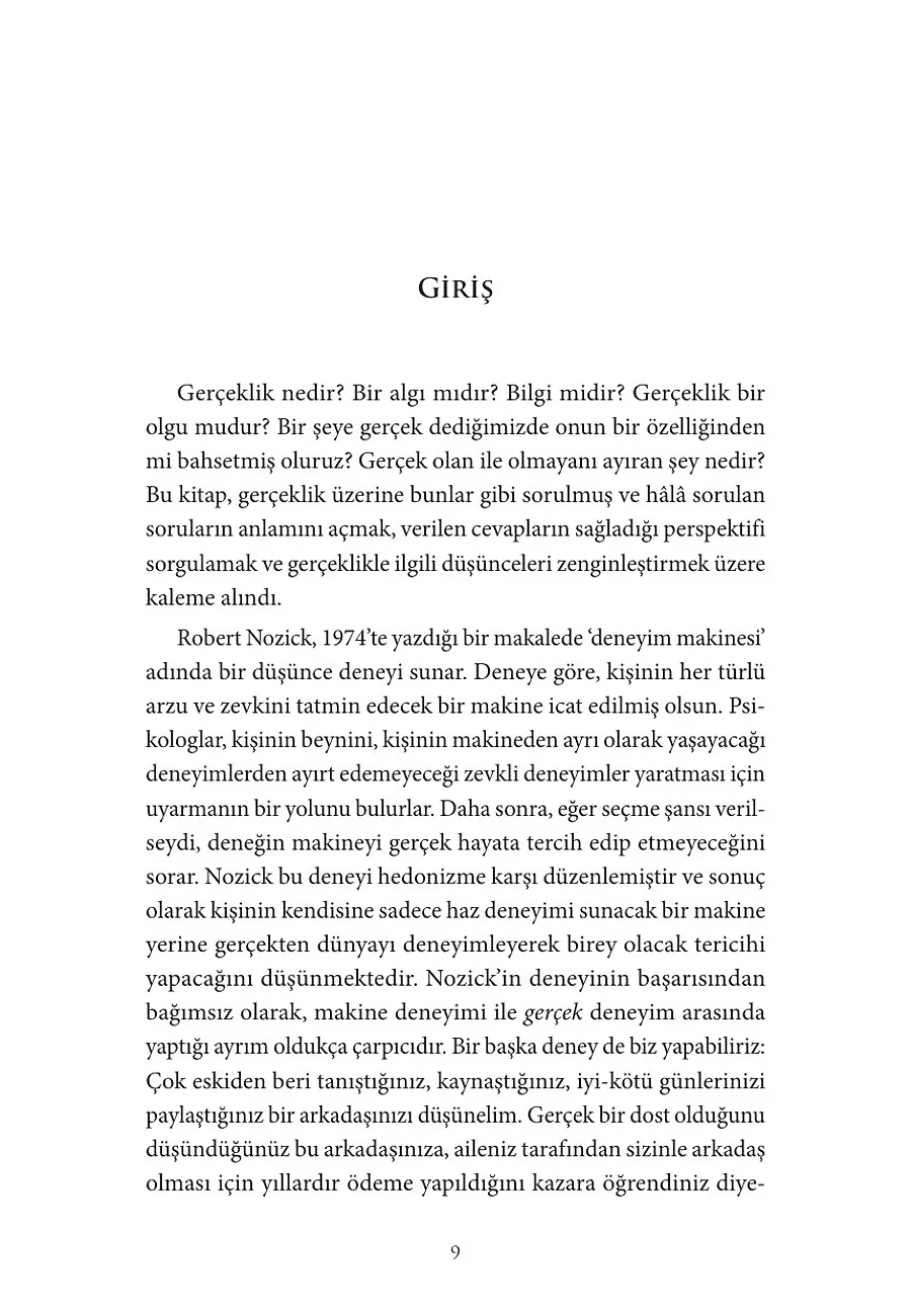 Gerçeklik Yeniden – Sayfa 1