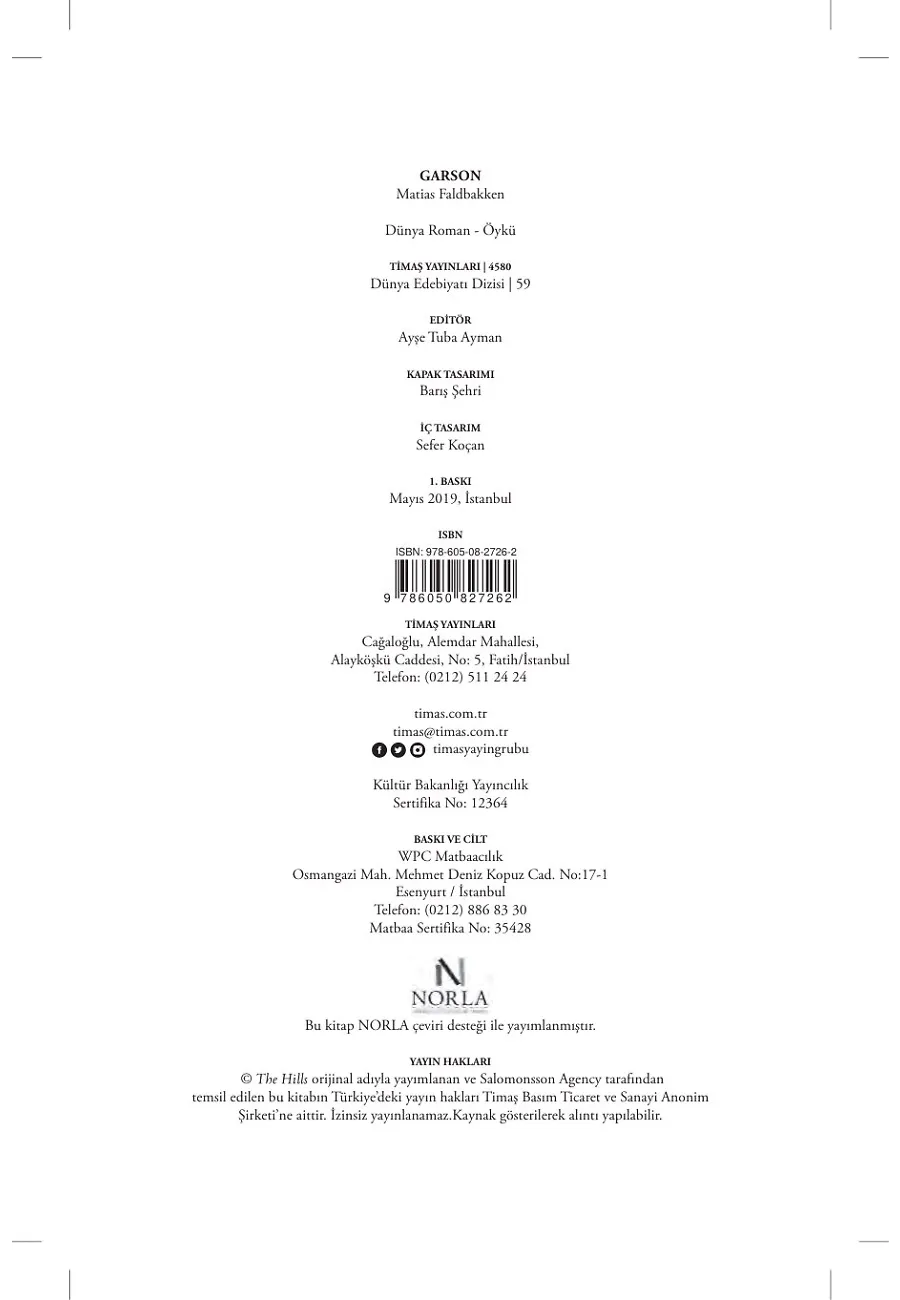 Garson – Sayfa 1