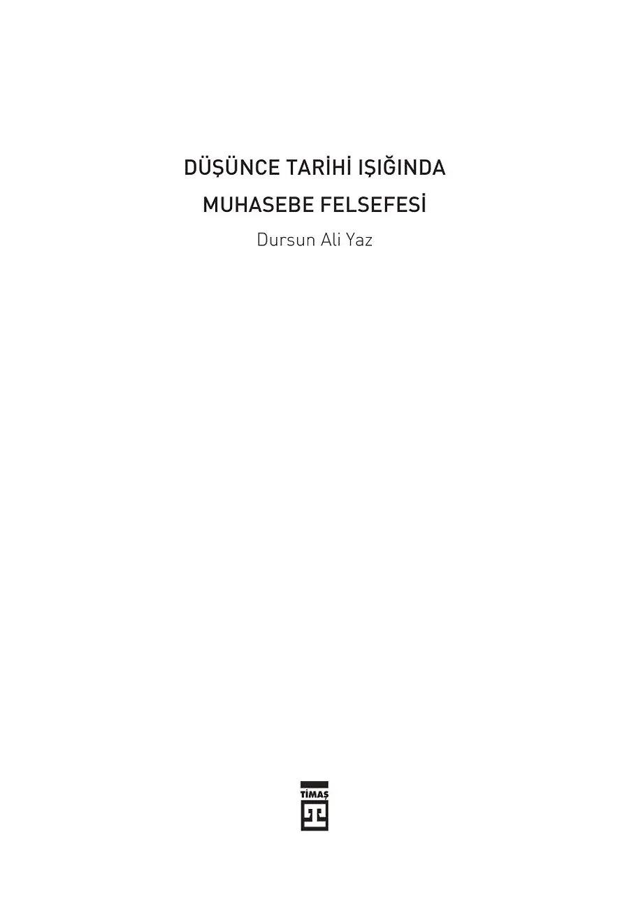 Düşünce Tarihi Işığında Muhasebe Felsefesi – Sayfa 3