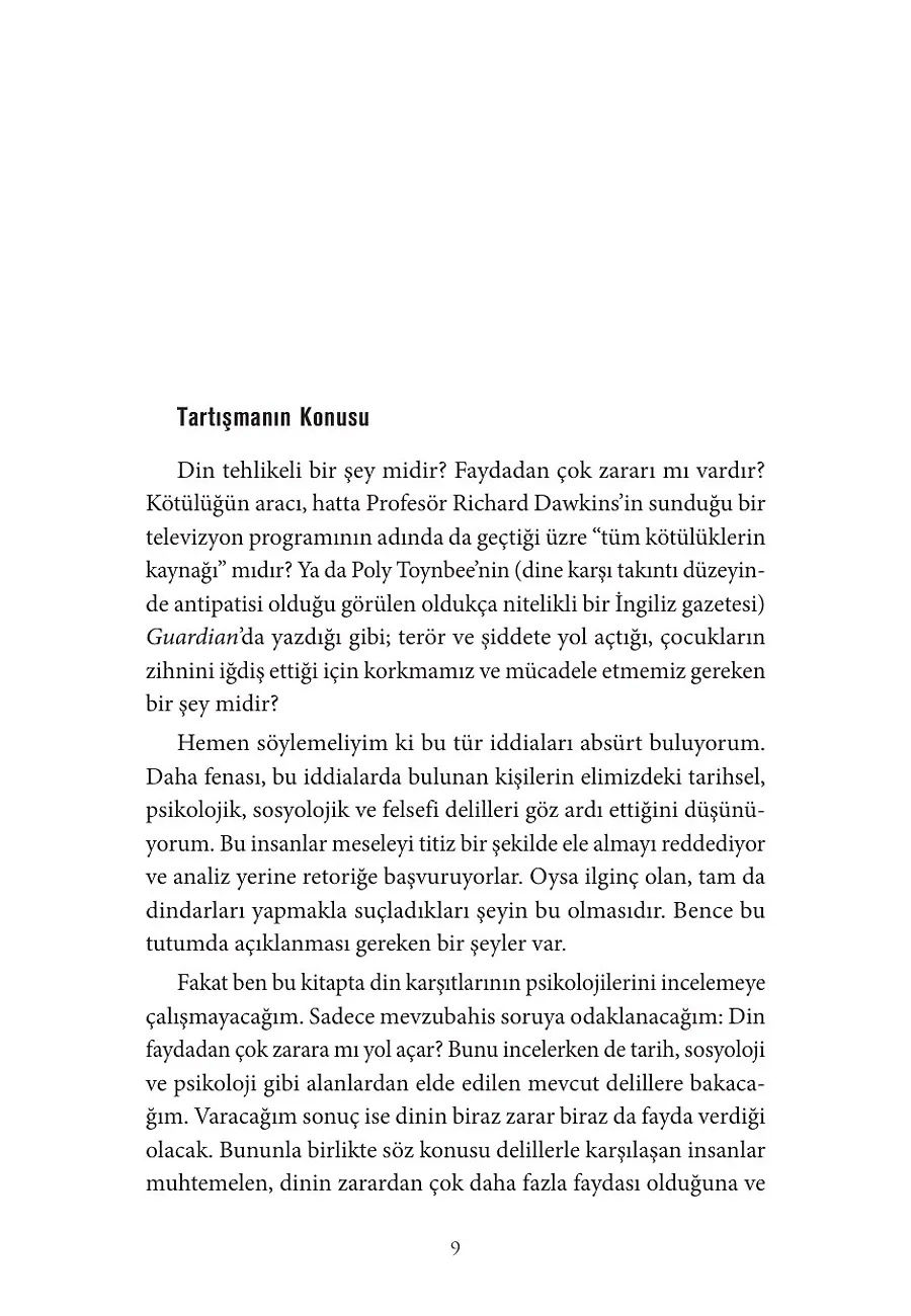Din Tehlikeli Midir? – Sayfa 1