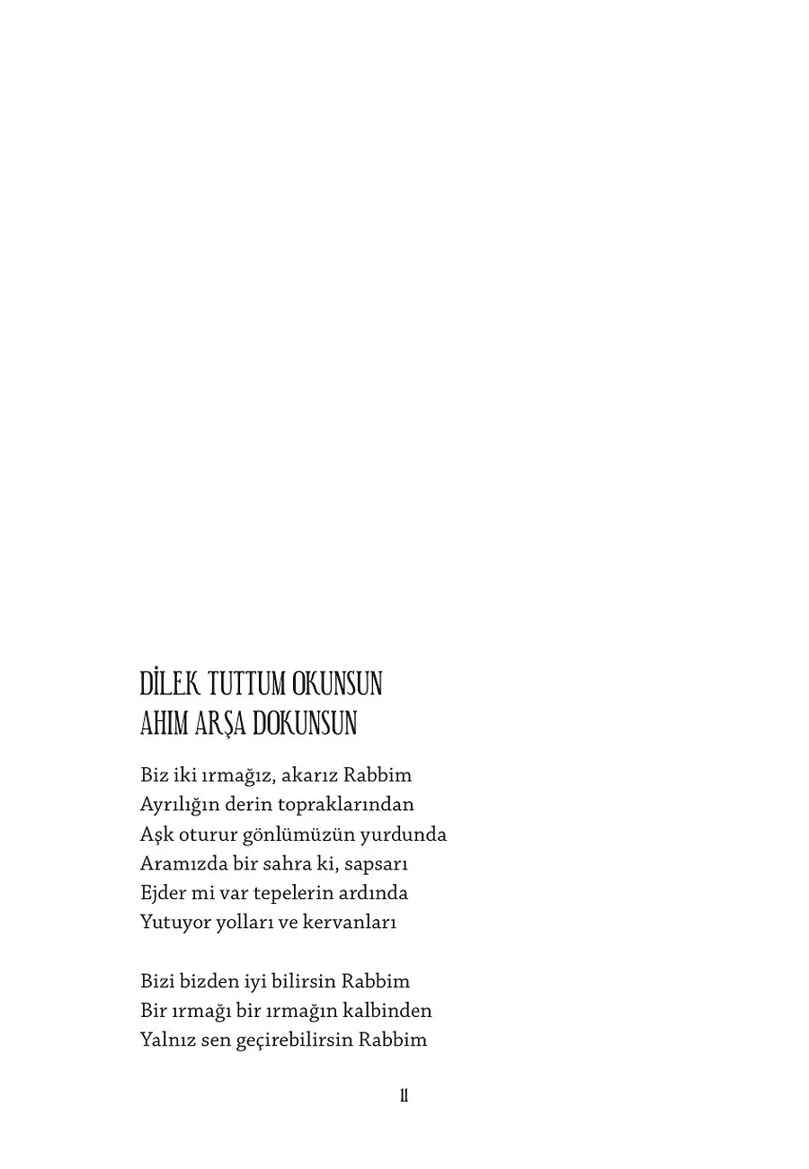 Dilek Tuttum Okunsun Ahım Arşa Dokunsun – Sayfa 1