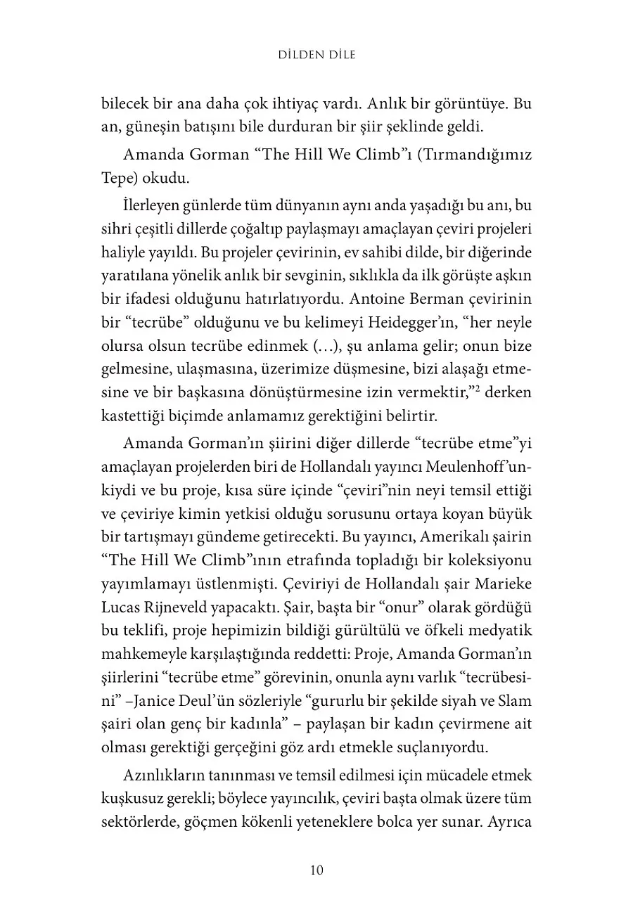 Dilden Dile: Çevirinin Konukseverliği – Sayfa 2
