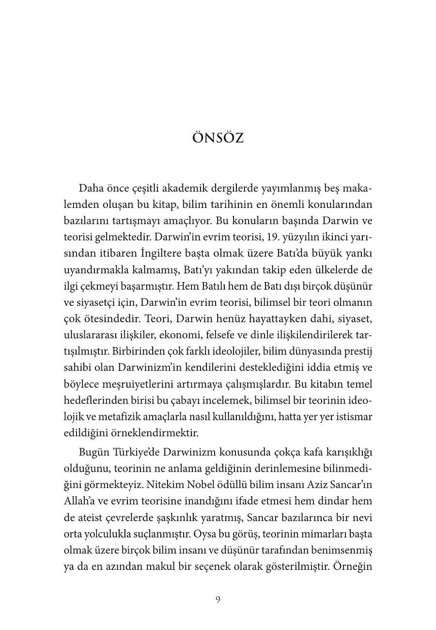 Darwin Ve Osmanlılar – Sayfa 1