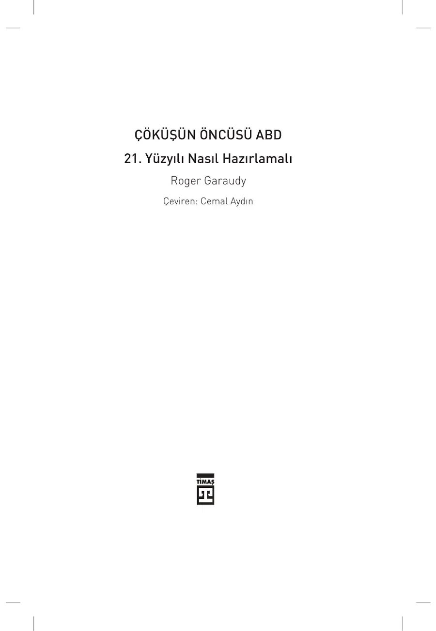 Çöküşün Öncüsü Abd – Sayfa 1