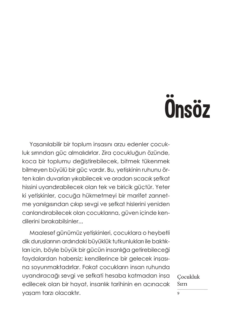 Çocukluk Sırrı – Sayfa 1