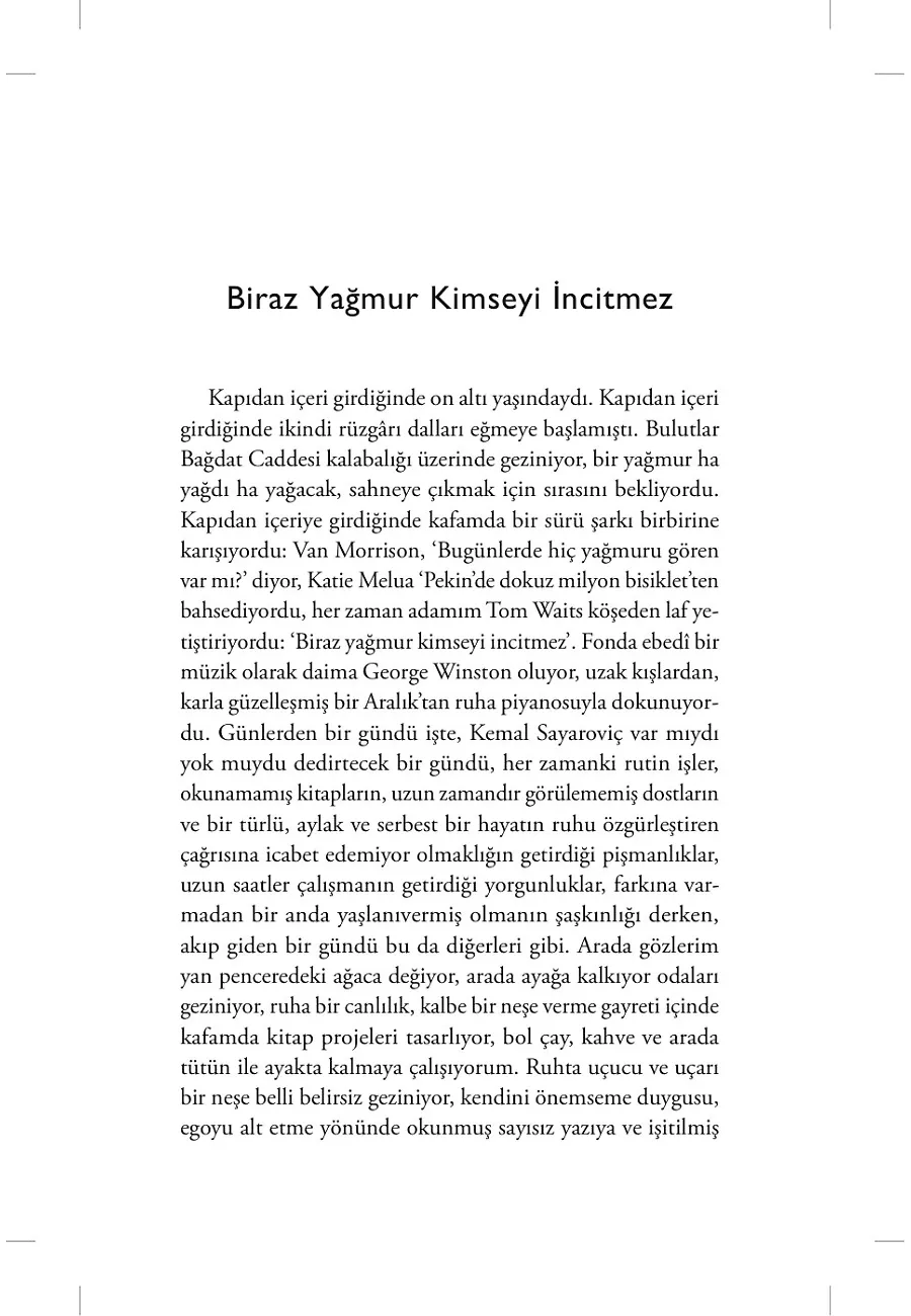 Biraz Yağmur Kimseyi İncitmez – Sayfa 2