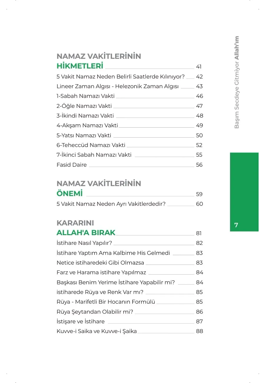 Başım Secdeye Gitmiyor Allah'ım – Sayfa 2