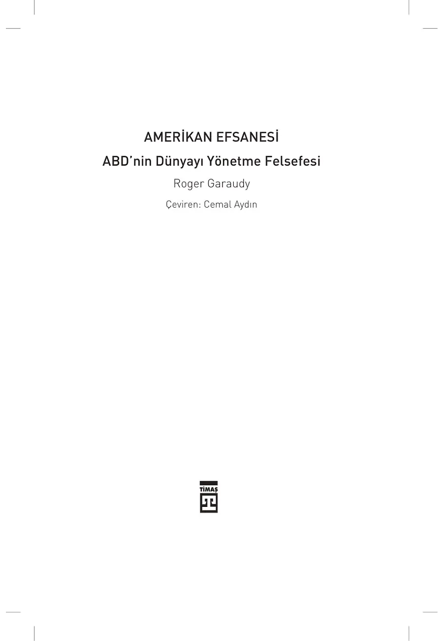 Amerikan Efsanesi – Sayfa 1