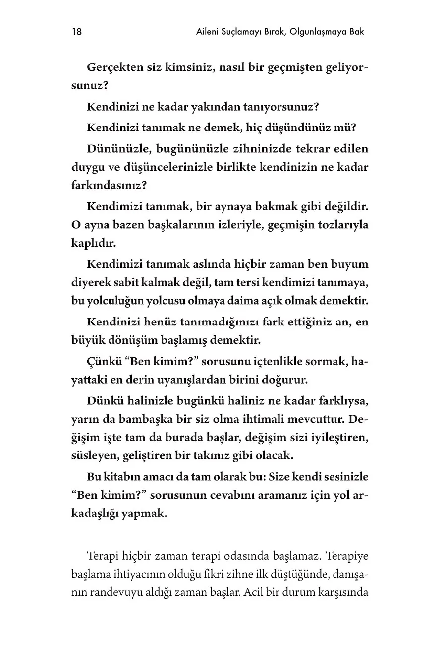 Aileni Suçlamayı Bırak, Olgunlaşmaya Bak – Sayfa 3