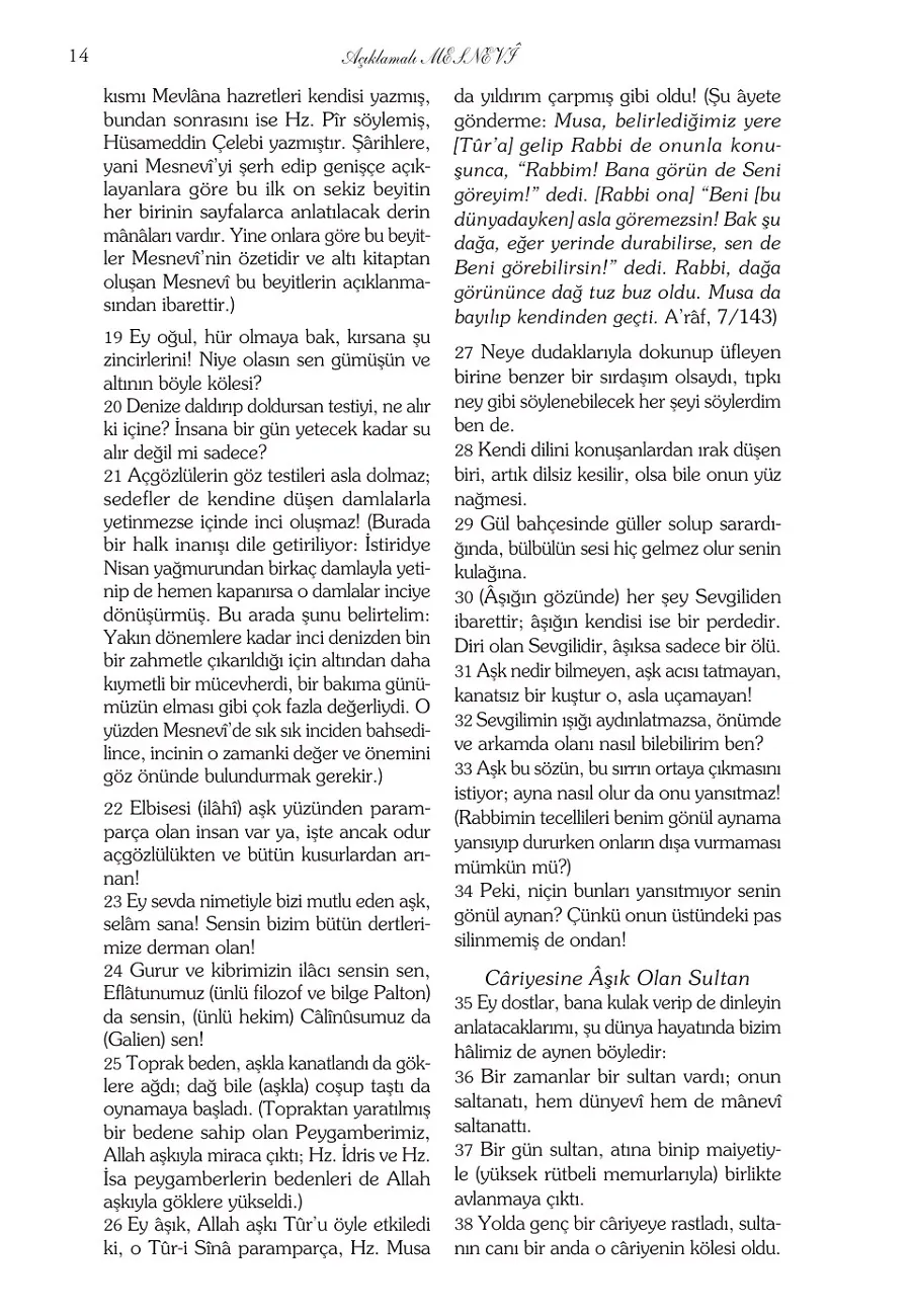 Açıklamalı Mesnevi – Sayfa 2