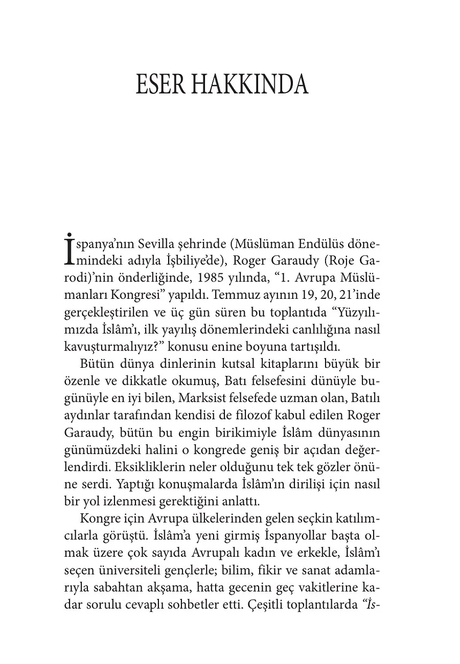 21. Yüzyılda İslam'ın Dirilişi – Sayfa 1