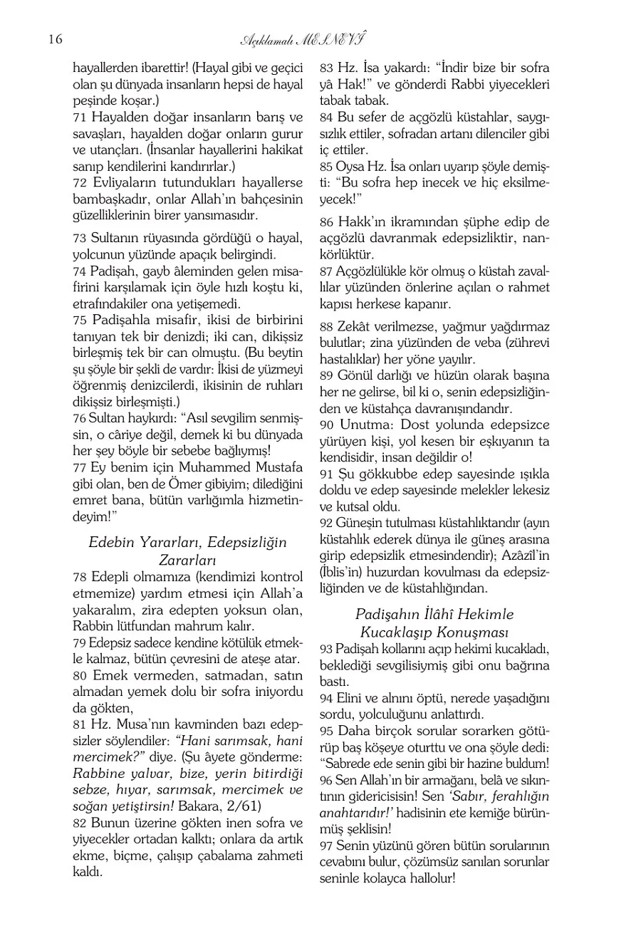 Açıklamalı Mesnevi – Sayfa 4