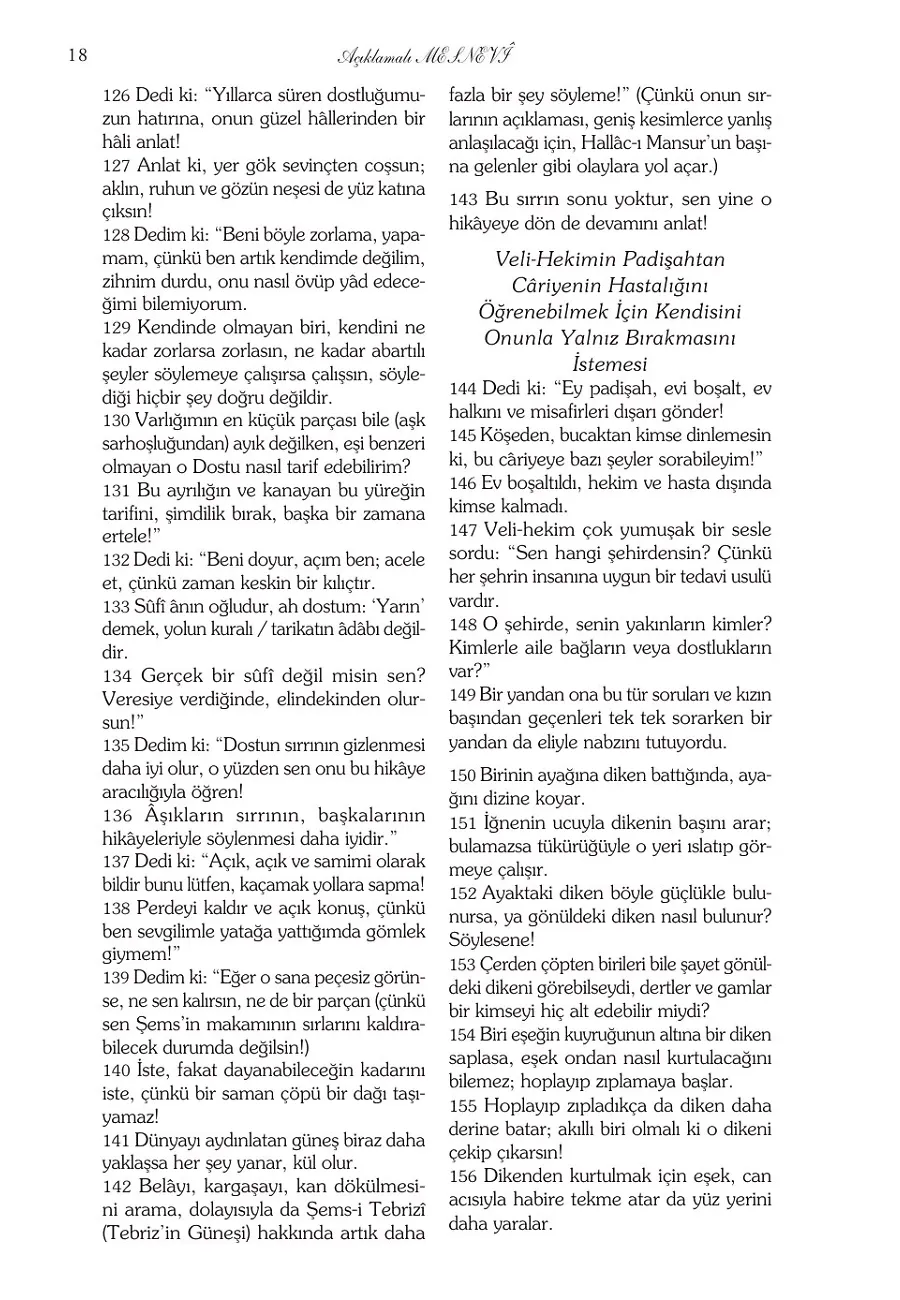 Açıklamalı Mesnevi – Sayfa 6