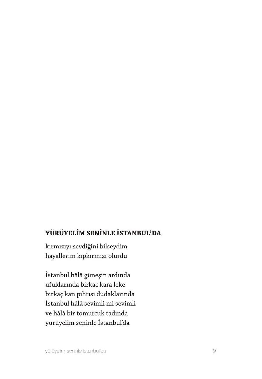 Yürüyelim Seninle İstanbulda – Sayfa 1