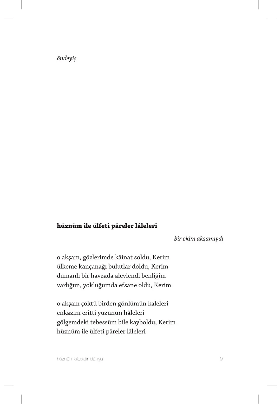 Hüznün Lalesidir Dünya – Sayfa 2
