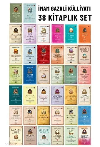 İmam-I Gazali Külliyatı - 38 Kitap Seti