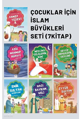 Çocuklar İçin İslam Büyükleri Seti (7 Kitap)