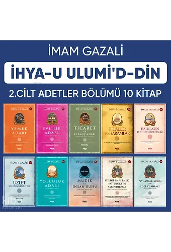 İhyau Ulumiddin 2. Cilt (Âdetler Bölümü 10 Kitap)