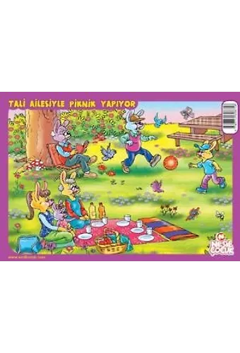 Tali Ailesi İle Piknik Yapıyor (Yapboz)