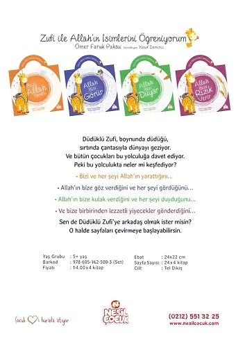 Zufi İle Allah'ın İsimlerini Öğreniyorum (4 Kitap)