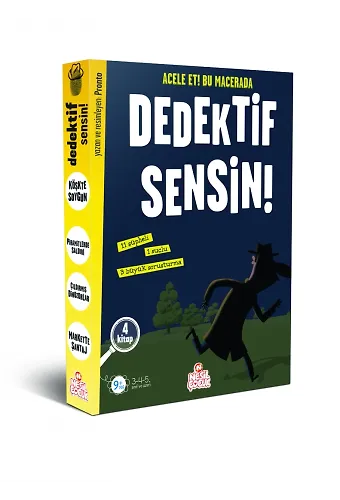 Dedektif Sensin! (4 Kitap Set)