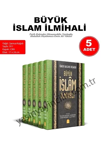Büyük İslam İlmihali Ömer Nasuhi Bilmen (5 Adet)