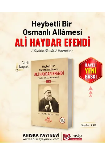Heybetli Bir Osmanlı Allamesi Ali Haydar Efendi Hz. 1. Cilt (Ciltli)