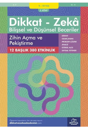 Zihin Açma Ve Pekiştirme (9 - 10 Yaş) - Dikkat Zeka