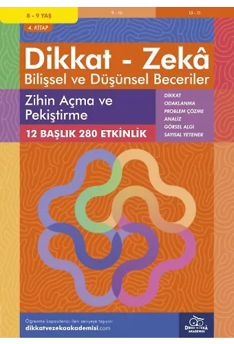 Zihin Açma Ve Pekiştirme (8 - 9 Yaş) - Dikkat Zeka